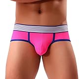 NEARTIME Men's Underwear, Mens Boxers Pouch Shorts Underpants Sleepwear (XL, C)