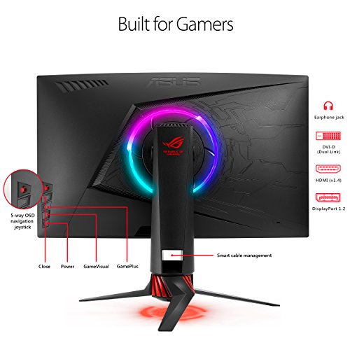 ASUS-ROG-Strix-XG27VQ-27-Curved-Full-HD-1080p-144Hz-DP-HDMI-DVI-Eye-Care-Gaming-Monitor