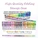 120 Glitter Gel Pens for Adult Coloring Books Glitter Pens Neon Colored Pens Art Markers for Drawing Doodling Crafts Scrapbooks Bullet Journal, Sparkle Gel Pen Marker Set