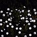 Binval Solar Globe String Lights for Outdoor,Patio,Lawn,Landscape,Garden,Home,Wedding,Holiday and Christmas Decorations[50LED-White]