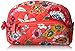 Vera Bradley Women's Signature Cotton Mini Cosmetic Makeup Bag, Coral Floral, One Size