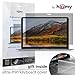 Homy Privacy Screen Protector Kit for MacBook Pro 15 inch Touch Bar 2016-2017-2018-2019 Keyboard Cover Ultra-Thin TPU Skin/Easy On-Off Anti Spy Private Filter for A1707, A1990 Model only