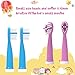 OJV Professional Kids Electric Sonic Rechargeable Toothbrush with 2 Dental Care Modes 4 Songs and 2 Replaceable Brush Heads (Pink-Sonic Toothbrush)