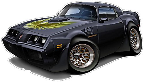 1979-1981 Trans-Am WALL DECAL Vintage 3D Car Movable Stickers Vinyl Wall Stickers for Kids Room