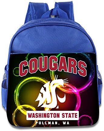 Washington State University WSU Cougars Logo Kids School Backpack Bag