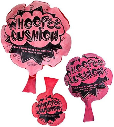 NES 3 Pack - Whoopee Cushion Combo - 3", 6" and 8" Bundle - Whoopie Novelty Toys for Boys, Girls & Adults