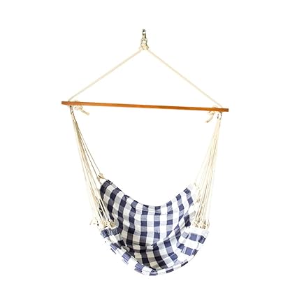 Slack Jack Fabric Swing (Blue and White)