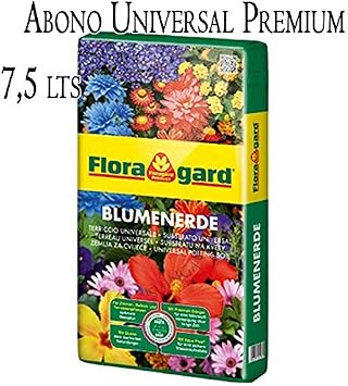 SUSTRATO UNIVERSAL PREMIUM FLORAGARD. Saco de turba 7,5 Litros ...