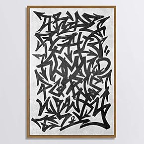 signwin Framed Canvas Wall Art Black and White...