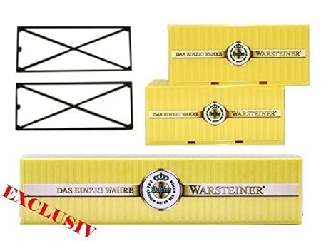 Herpa 908856 Exclusive Container Set Warsteiner limitiert 2x20ft + 1 x40ft H0