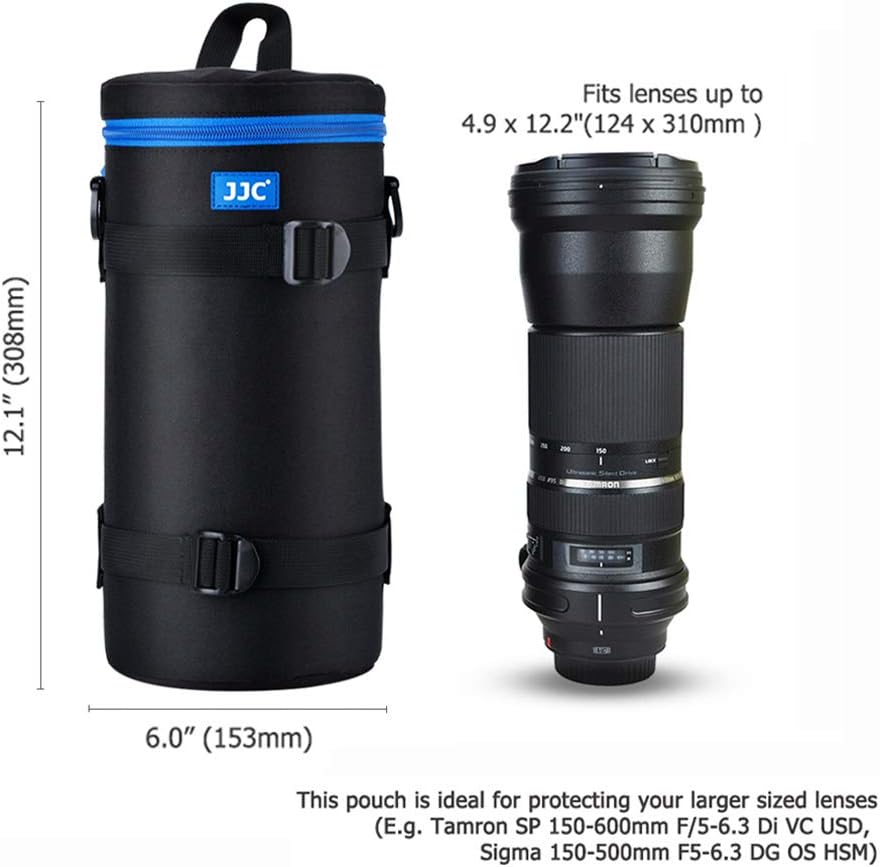 Lens Cases Electronics DSLR Camera Lens Pouch JJC Lens Bag Case for