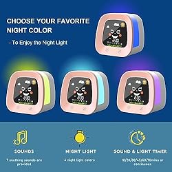 Wisoee Kids Alarm Clock, Okay to Wake Clock for