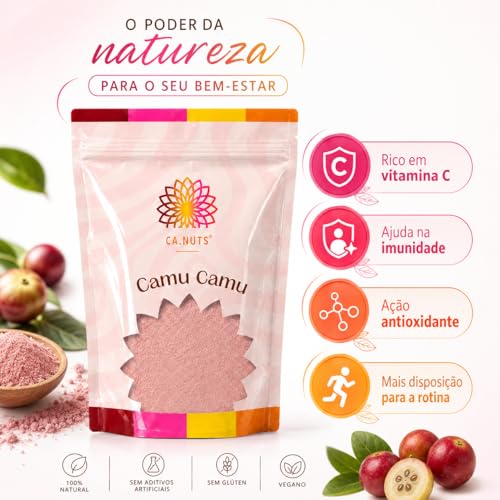 Camu Camu Extrato Em Pó Puro Ca.nuts Antioxidante Vitamina C (300g)