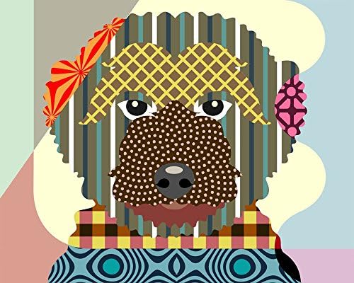 Golden Doddle Art Print Giclée Wall Decor-8" x 10", 11" x 14" (UNFRAMED)