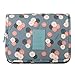 Toiletry Bag, DINIWELL Travel Hanging Toiletry Organizer Cosmetic Bag For Women (Lake Blue)