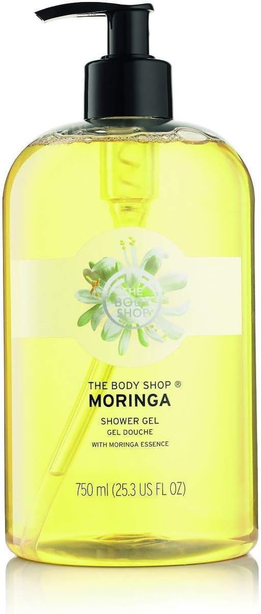 The Body Shop Moringa Shower Gel 750ml, 750 ml (Pack of 1)