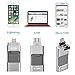 USB Flash Drives for iPhone 64GB Pen-Drive Memory Storage, G-TING Jump Drive Lightning Memory Stick External Storage, Memory Expansion for Apple IOS Android Computers (Silver)