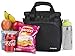 InsigniaX Insulated Lunch Bag S1/S2 Lunch Box/Cooler/Lunchbag for Adult Women Men Work School Picnic Girls Boys with Strap Bottle Holder H: 10