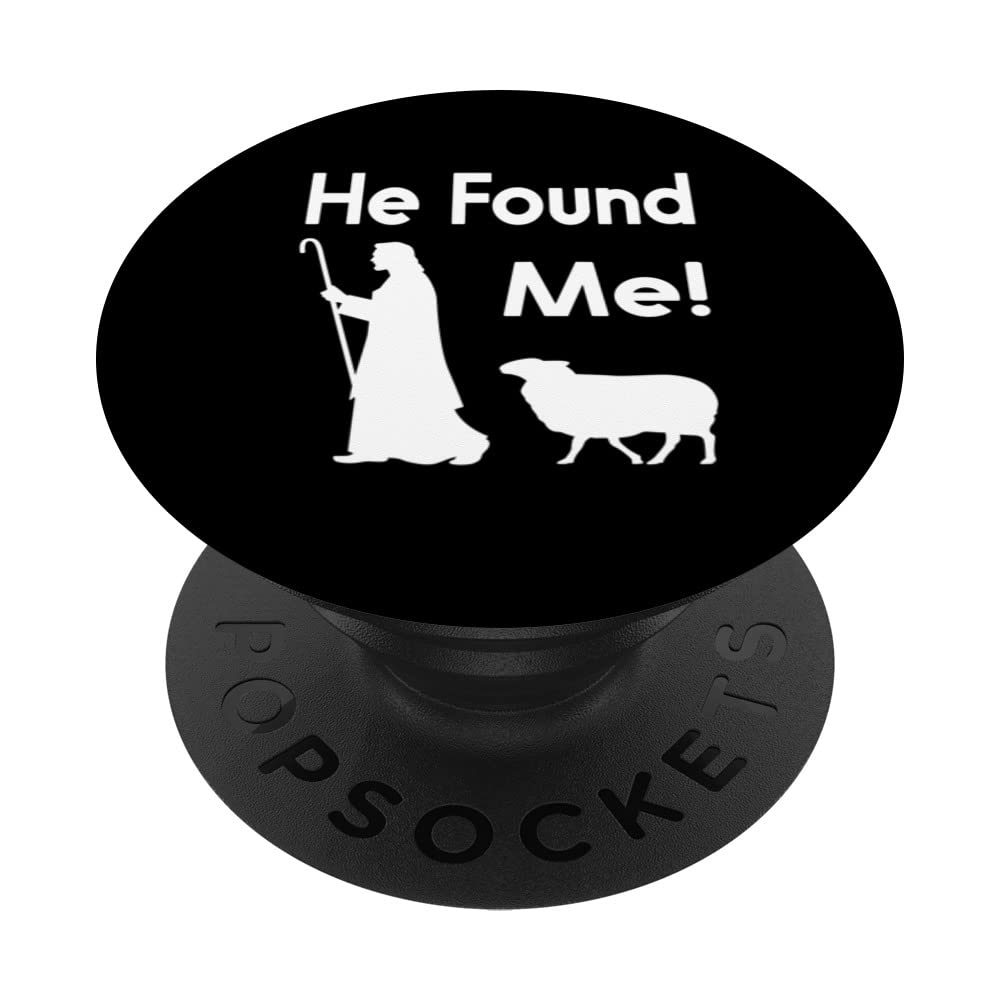 Followers of Jesus Christ - He found me PopSockets Swappable PopGrip — image 1