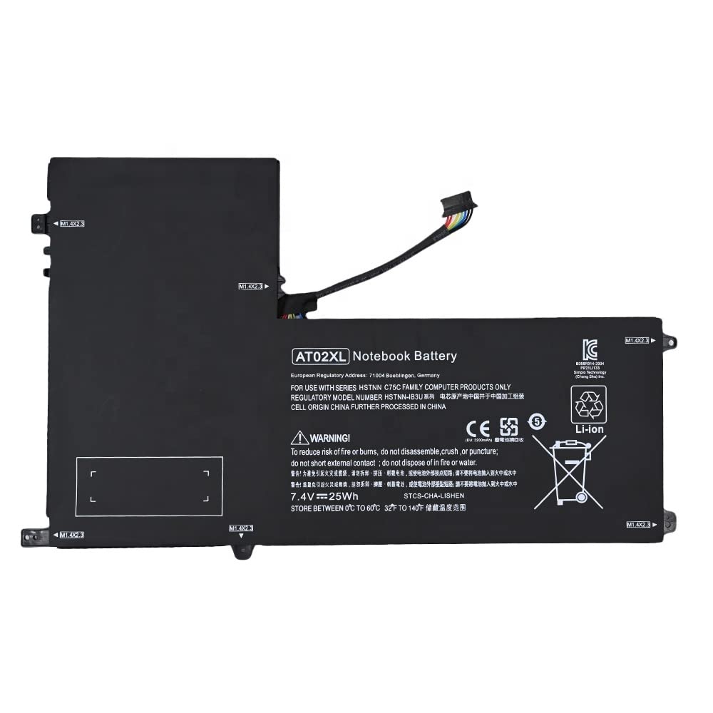 7XINbox AT02XL D7X24PA D3H85UT 99TA026H Laptop Battery compatible with HP Elitepad 900 Table PC 900 G1 HSTNN-C75C HSTNN-IB3U HSTNN-DB3U HSTNN-QR03 685368-1B1 685368-2B1 685368-1C1 (7.4V 25Wh)