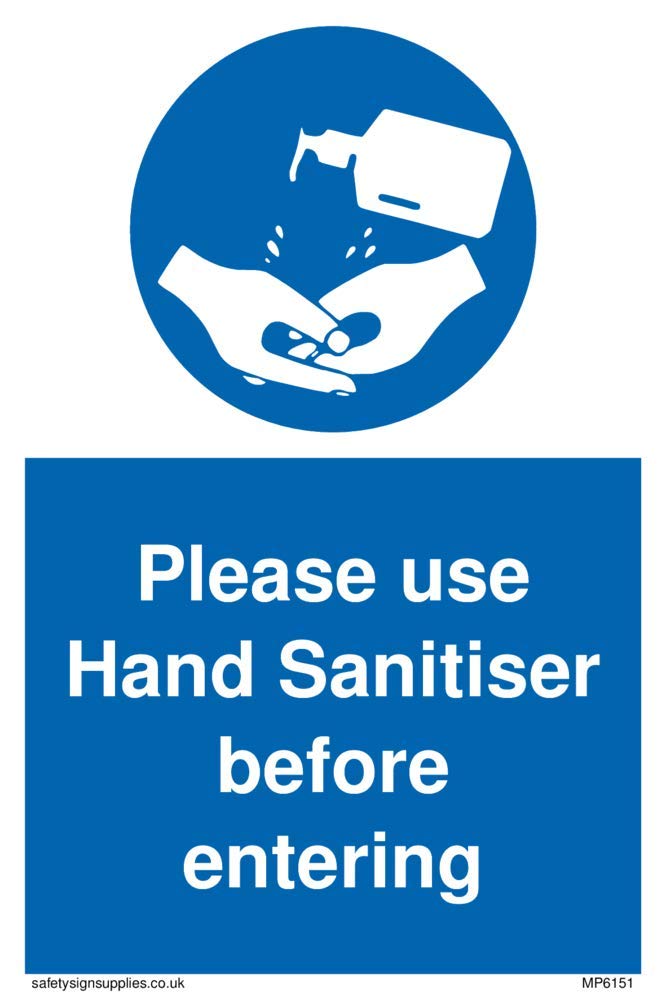 Viking Signs Please use Hand Sanitiser before entering