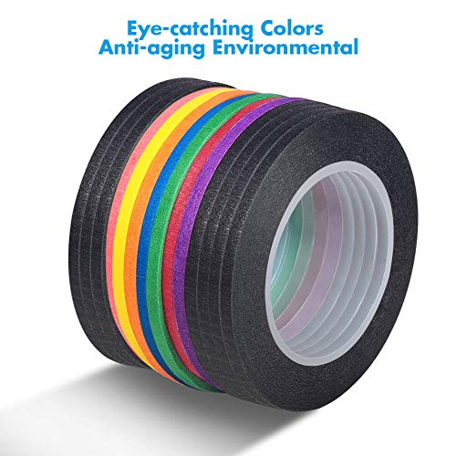 Selizo 14 Rolls 1/8” Whiteboard Pinstripe Tape Dry Erase Board Tape