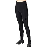 Terry Cycling Padded Leggings for Women - New Thermal Hi-Rise Tight, 26.5 Inch Inseam, UPF 50+, Fleet Chamois