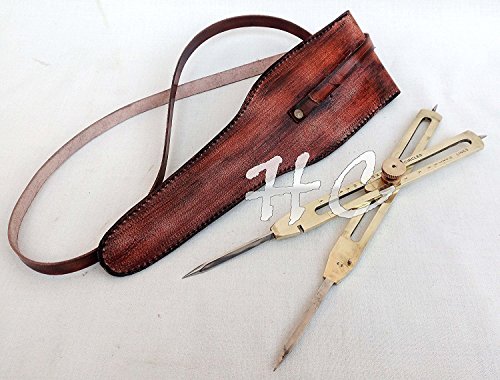 9"Brass Antique Drafting Tool Proportional Divider Compass Scientific Instrument - Thumbnail 4