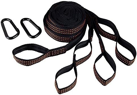 Hammock Straps, Jaylaka Hammock Tree Straps Set Versatile 2000+ LBS Heavy Duty for Camping Hammock Accessories (280, 2.5)