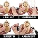 LUTER Personal Alarm, 3 pcs Personal Alarms Keychain with LED Flash Light, 140DB Portable Pocket Self Defence Emergency Attack Security Safety Alarm Devices For Women/Kids/Night Shift