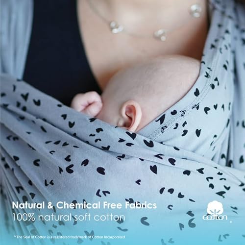 Newborn Coracor Baby Wraps Coracor Baby Wrap Tiny Flower Green