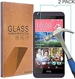 [2 Pack] HTC Desire 626 626s Screen Protector, NOKEA [Tempered Glass] with [9H Hardness] [Crystal Clear] [Easy Bubble-Free Installation] [Scratch Resist] (for HTC Desire 626)