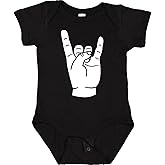 inktastic Rocker Horns Baby Bodysuit