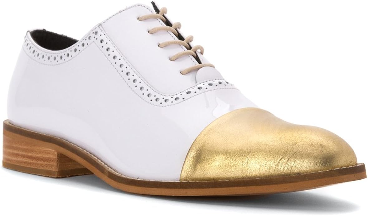 gold oxfords
