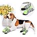 Petacc Puppy Dog Boots Daily Soft Sole Nonslip Mesh Dog Shoes with 2 Long and Safe Reflective Velcro Straps in Size S