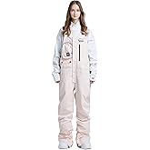 Come Wonka Women Men's Ski Overalls Waterproof Snow Bibs Ski Pants Windproof Insulated Overalls Pants Outdoor Snowboard Pant
