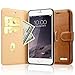 iPhone 6S Plus case, Labato iPhone 6S Plus Leather Wallet Case Cover with Flip Case Design [Wallet Function] [Magnetic Closure] for Apple iPhone 6S Plus iPhone 6 Plus 5.5'' Brown Lbt-I6L-04Z20