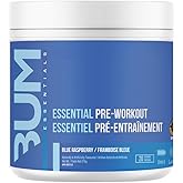 BUM Essential Pre Workout Powder | Chris Bumstead Signature Essential Pre Workout | Caffeine, L-Citrulline, L-Tyrosine, & Bet