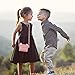 SOTOGO 2 Pieces Little Girls Purses Toddler Crossbody Purse Princess Purses Handbags Cute Girl Wallets Mini Shoulder Crossbody Bags for Kids
