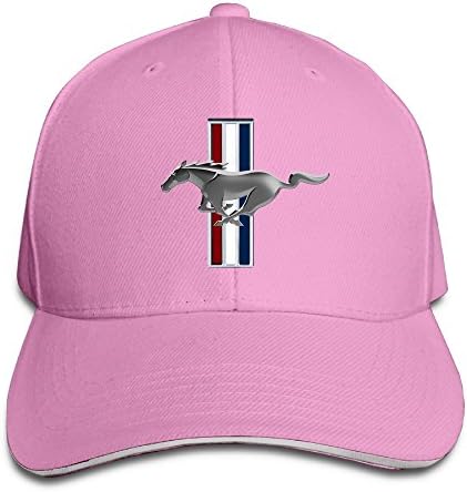 Senben Unisex Ford Mustang Adjustable Snapback Hip-hop Baseball Cap Pink