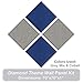 ADW Acoustic Panels 70” X 70” X 1” Diamond Theme Kit – Quick Easy DIY Install - Various Color Combos