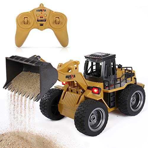 SGILE RC Remote Control Truck Toy, Full Function Alloy Construction Vehicle for Kids, Medium - Thumbnail 7