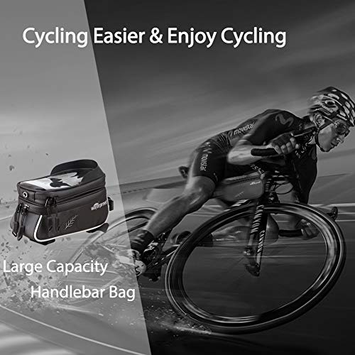 image for NDakter Bike Bags Bicycle Front Frame Bag Waterproof Handlebar Cycling