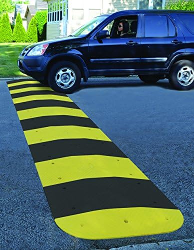 15' Recycled Rubber Superior Speed Hump - Black