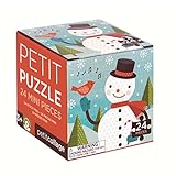 Petit Collage Snowman Petit Puzzle, 24 Mini Pieces