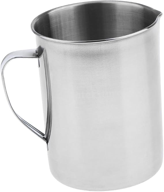 Tubayia 2L Stainless Steel Measuring Jug Milk Jug Measuring Jug for