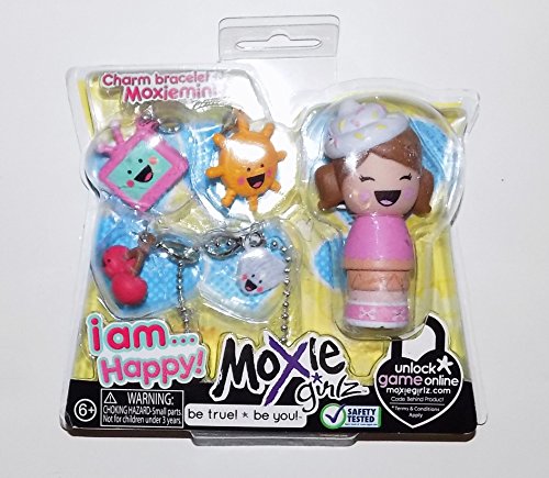 Moxie Girlz Charm Bracelet & Moxie Mini - I AM . . . HAPPY