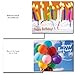 POSTCARDS: 60 Birthday Postcards -12 Designs with Messages Boxed Made in USA by CroninCards
