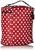 JuJuBe Fuel Cell Reusable/Insulated Bottle Bag and Lunchbox, Onyx Collection - Black Ruby - Red/White Polka Dots