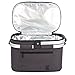 ALLCAMP Large Size Insulated Cooler Bag Folding Collapsible 22L Picnic Basket Cooler with Sewn in Frame (Black)